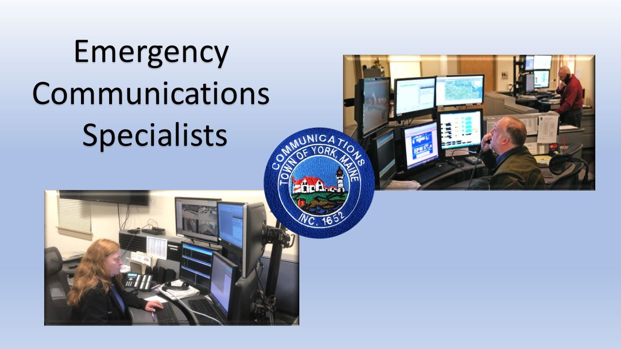 York Emergency Communications Specialist Patch